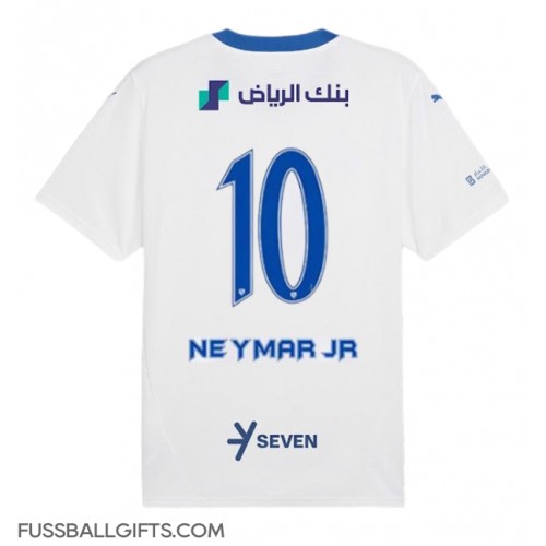 Al-Hilal Neymar Jr #10 Fußballbekleidung Auswärtstrikot 2024-25 Kurzarm